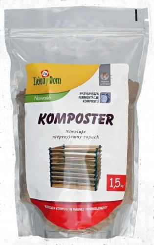 Komposter 1,5kg nawóz kompostujący Zielony Dom