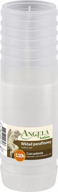 Wkład parafinowy do zniczy Bolsius 22 cm