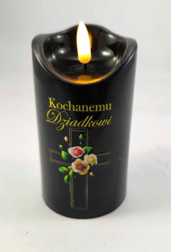 Wkład led do zniczy Cortina 12 cm kochanemu dziadkowi
