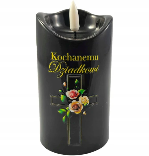 Wkład led do zniczy Cortina 12 cm kochanemu dziadkowi