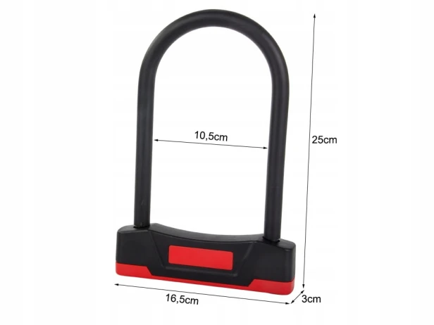 Zabezpieczenie rowerowe U-lock Verk Group 14553